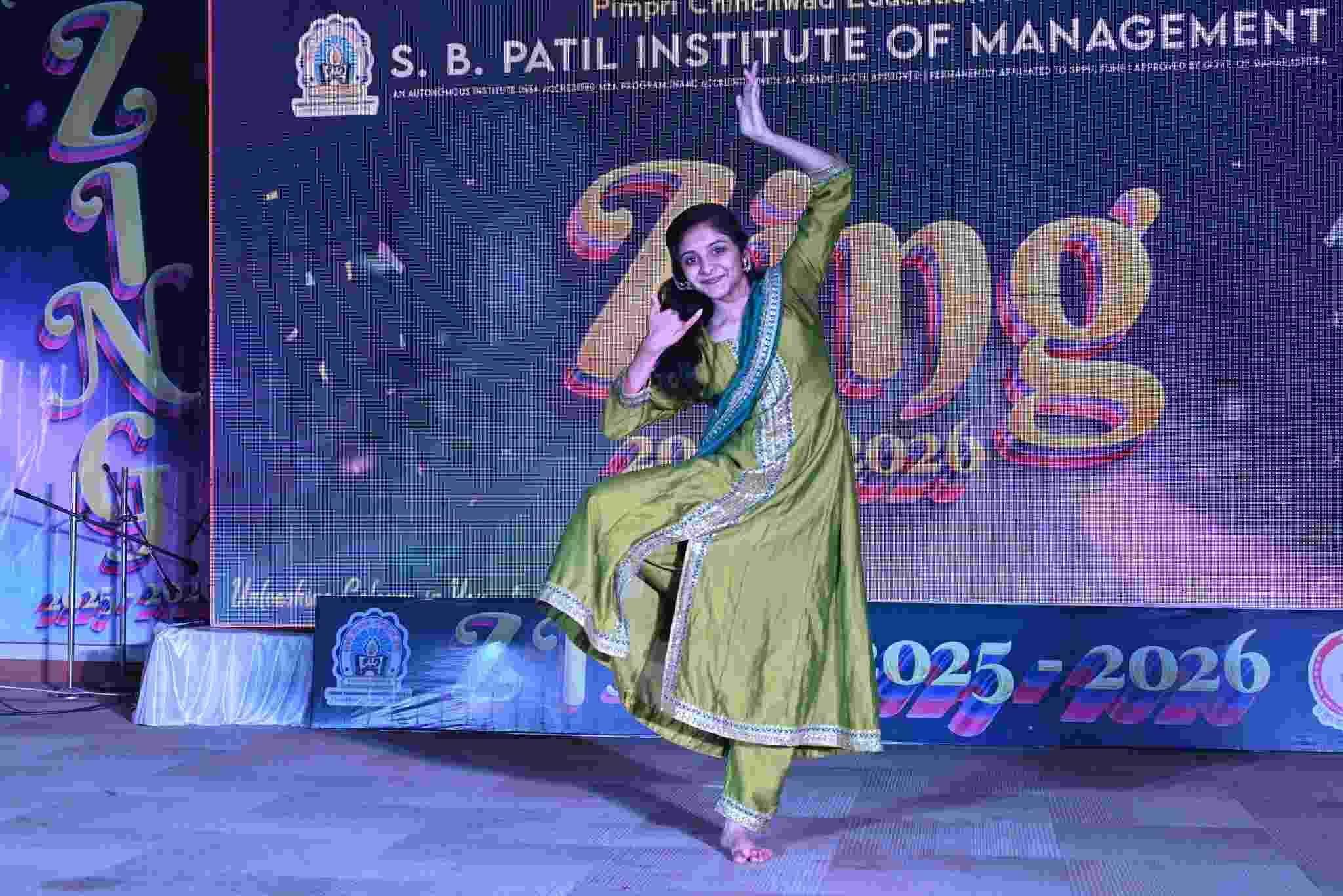 The Cultural Fest Zing 2025-26, SBPIM